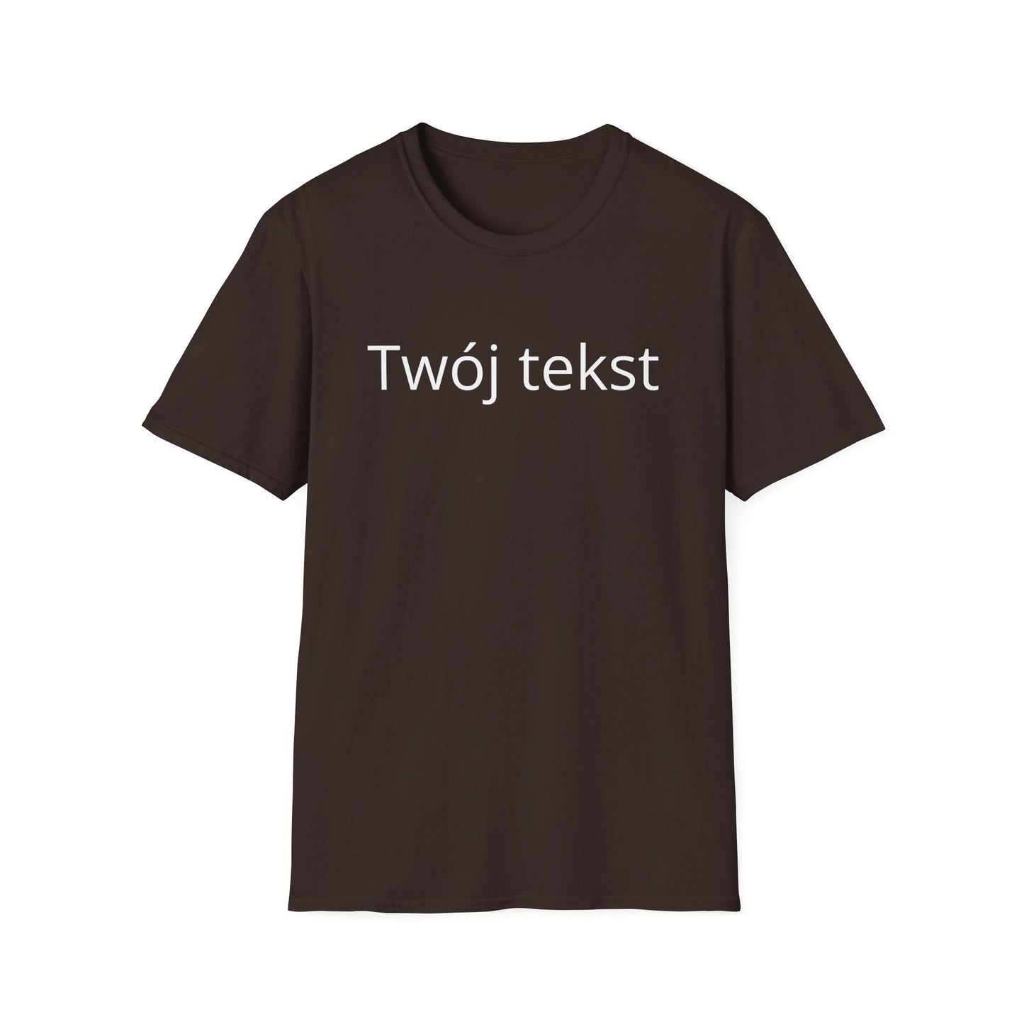 Koszulka z personalizacją — własny tekst | 100% bawełna