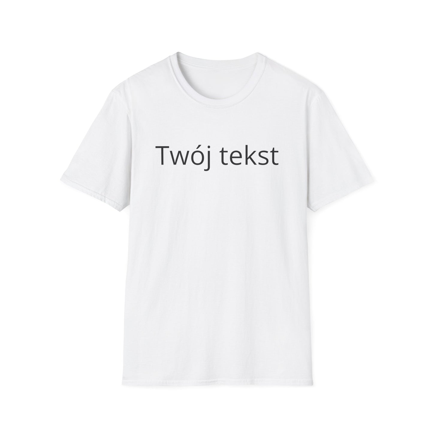 Koszulka z personalizacją — własny tekst | 100% bawełna