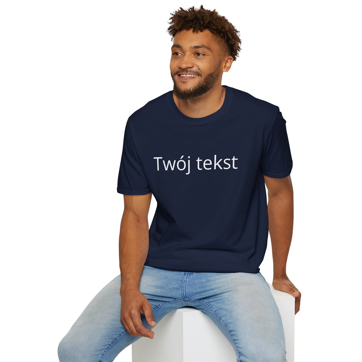 Koszulka z personalizacją — własny tekst | 100% bawełna