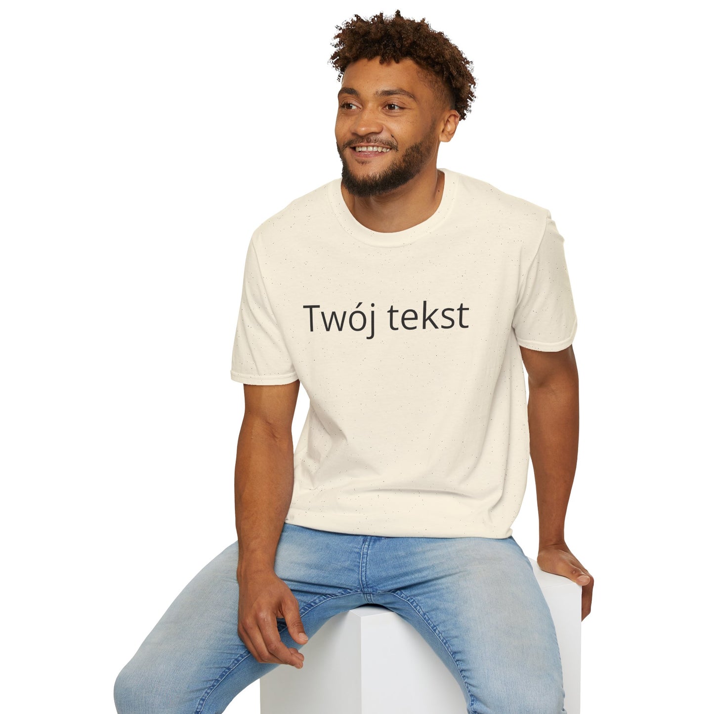 Koszulka z personalizacją — własny tekst | 100% bawełna