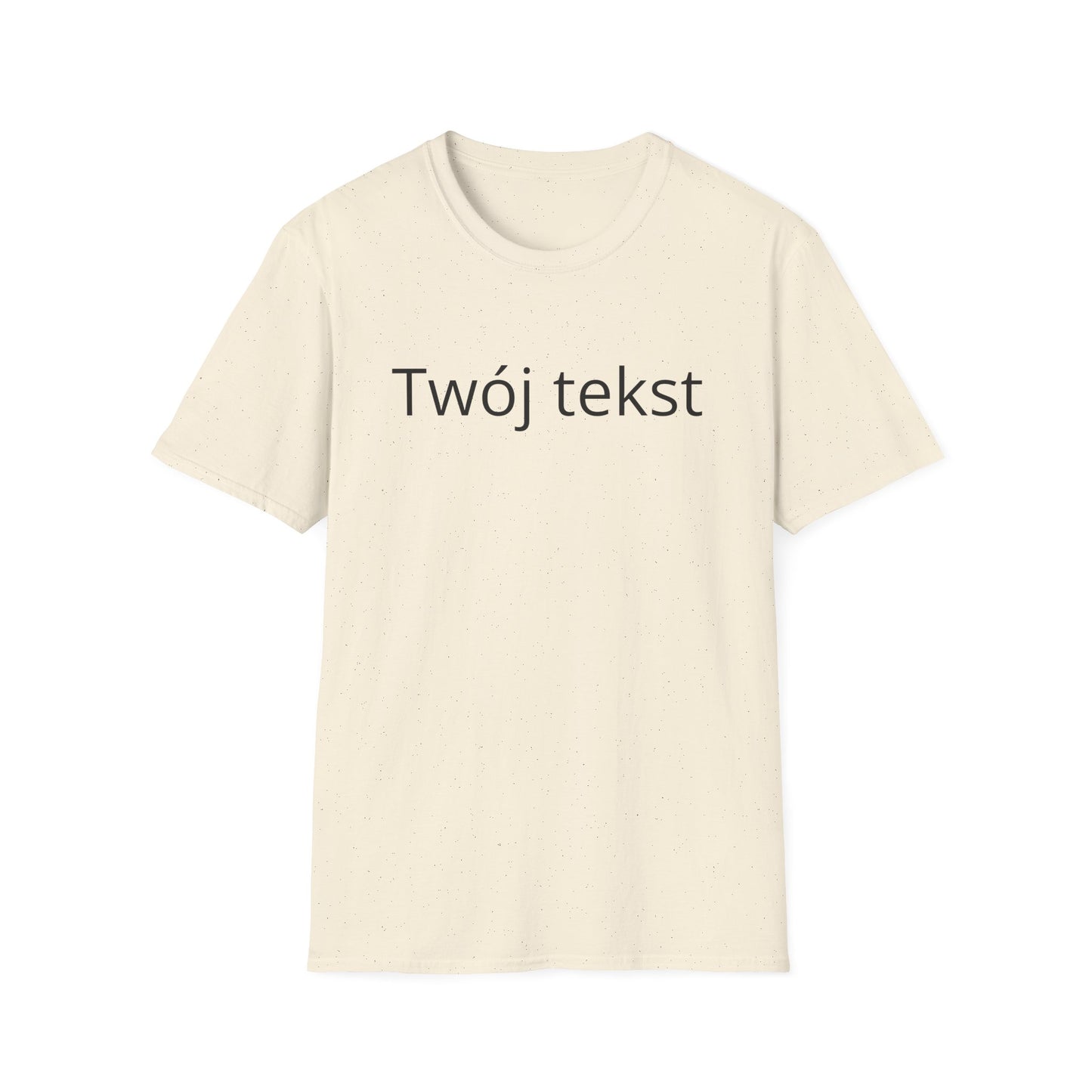 Koszulka z personalizacją — własny tekst | 100% bawełna